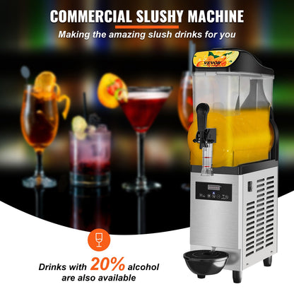 Commercial Slushy Machine, 12L/3.2Gal-0