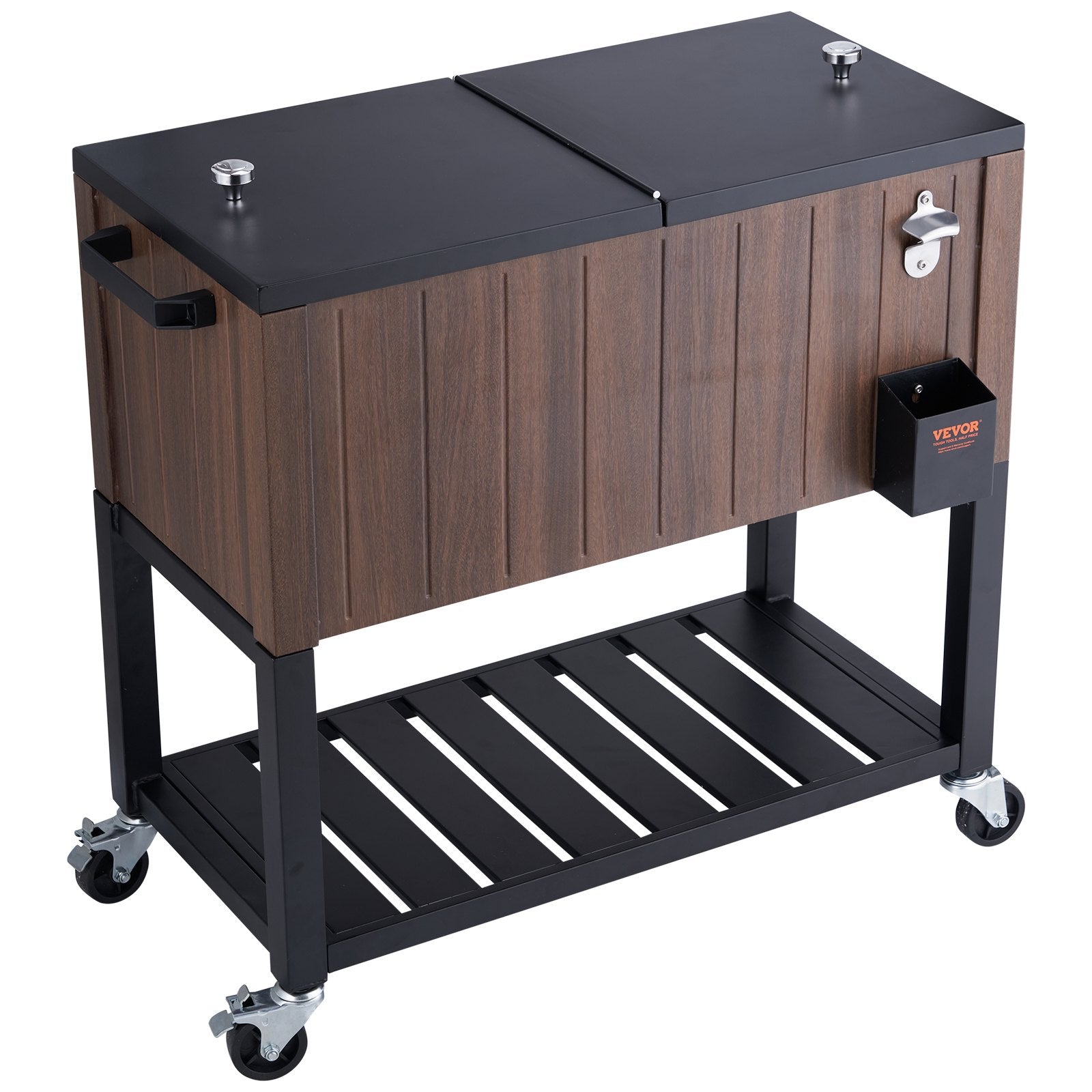  Rolling Ice Chest Cooler Cart 80 Quart-9