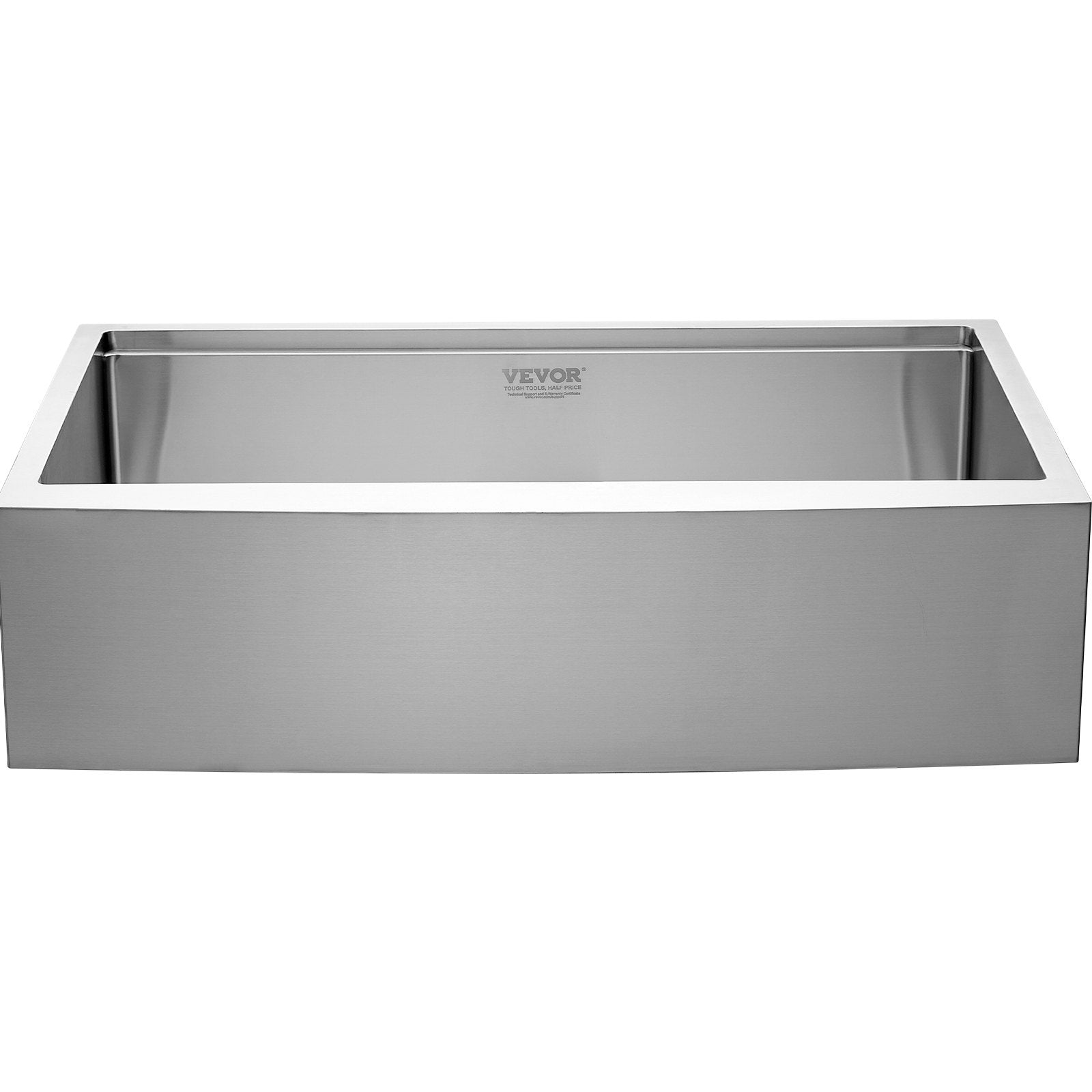 Farmhouse Kitchen Sink, 33" Stainless Steel Drop-In-8