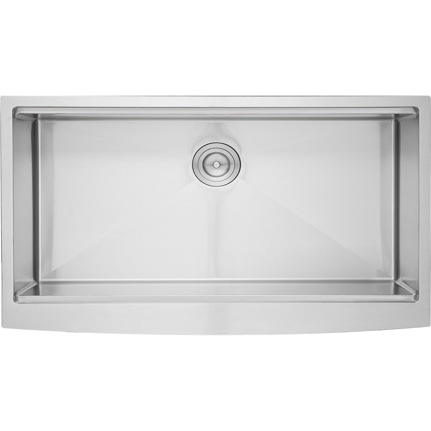 Farmhouse Kitchen Sink, 33" Stainless Steel Drop-In-9