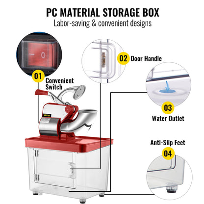 110V Commercial Ice Crusher -3