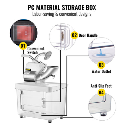 110V Commercial Ice Crusher -3