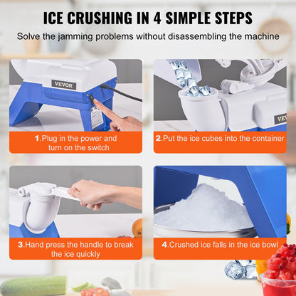 Ice Crushers Machine, 176lbs Per Hour-3