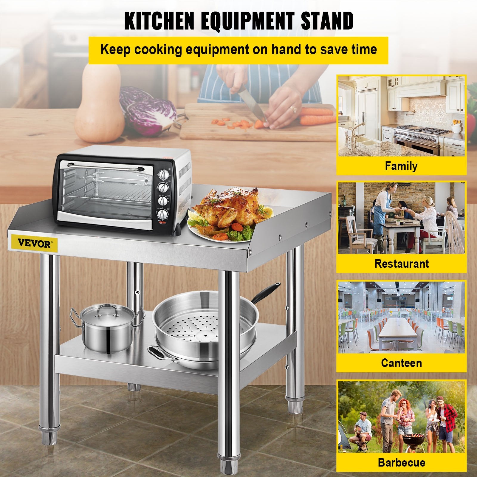 Stainless Steel Equipment Grill Stand-0