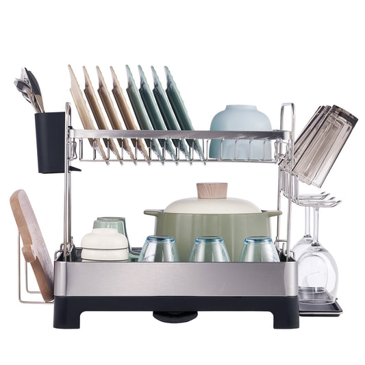 Two Tier Dish Drying Rack-8