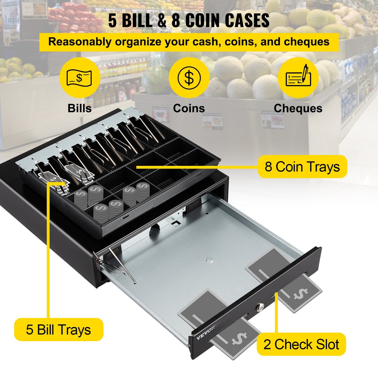 Cash Register Drawer, 16" -2