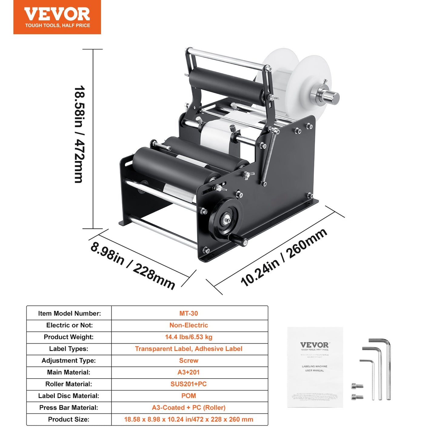 Manual Round Labeling Machine, 15-20pcs/min-5