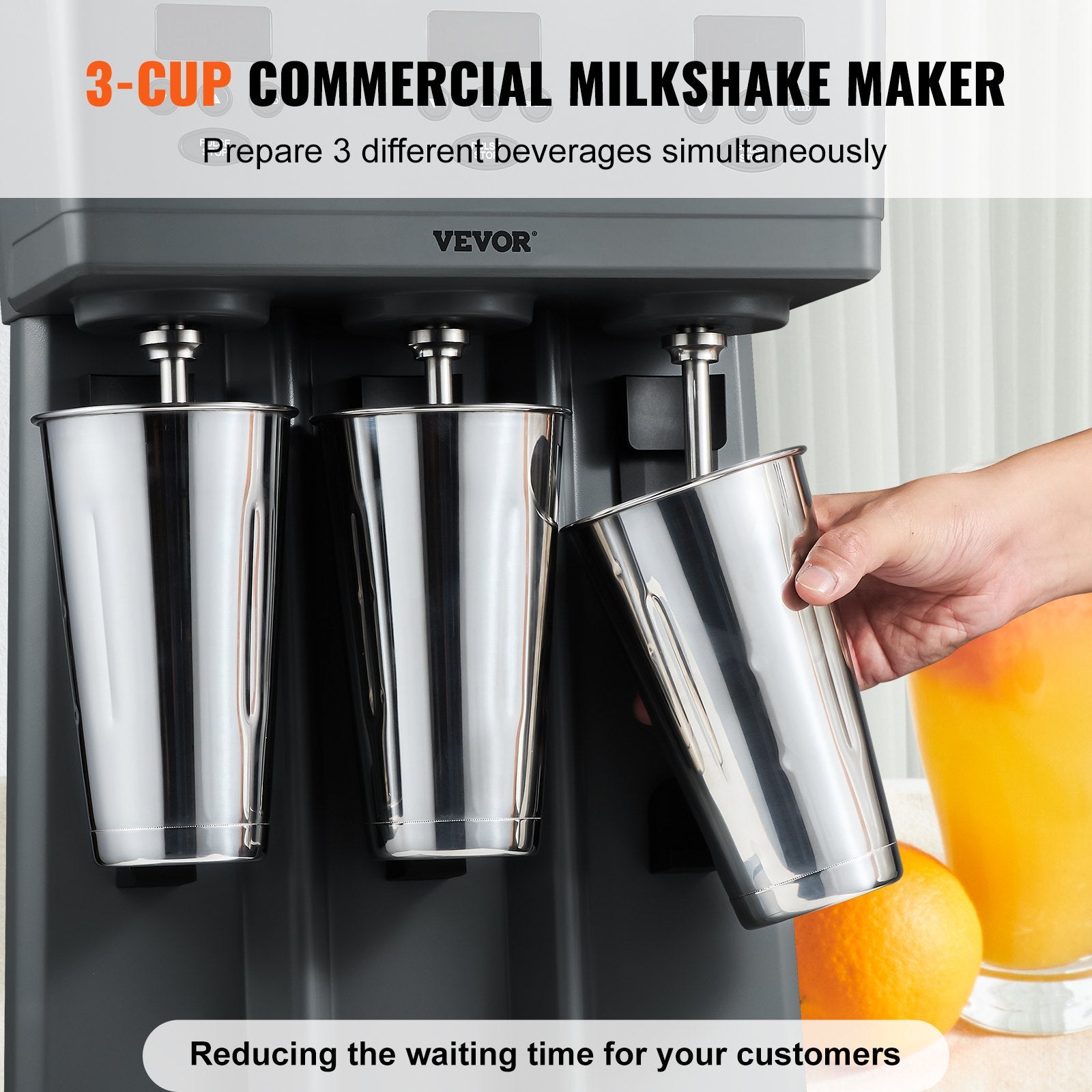 Milkshake Maker, 375W x 3 -1