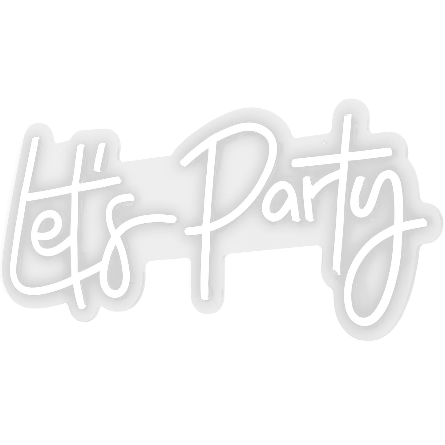  Let's Party Neon Sign, 23"X10"-5