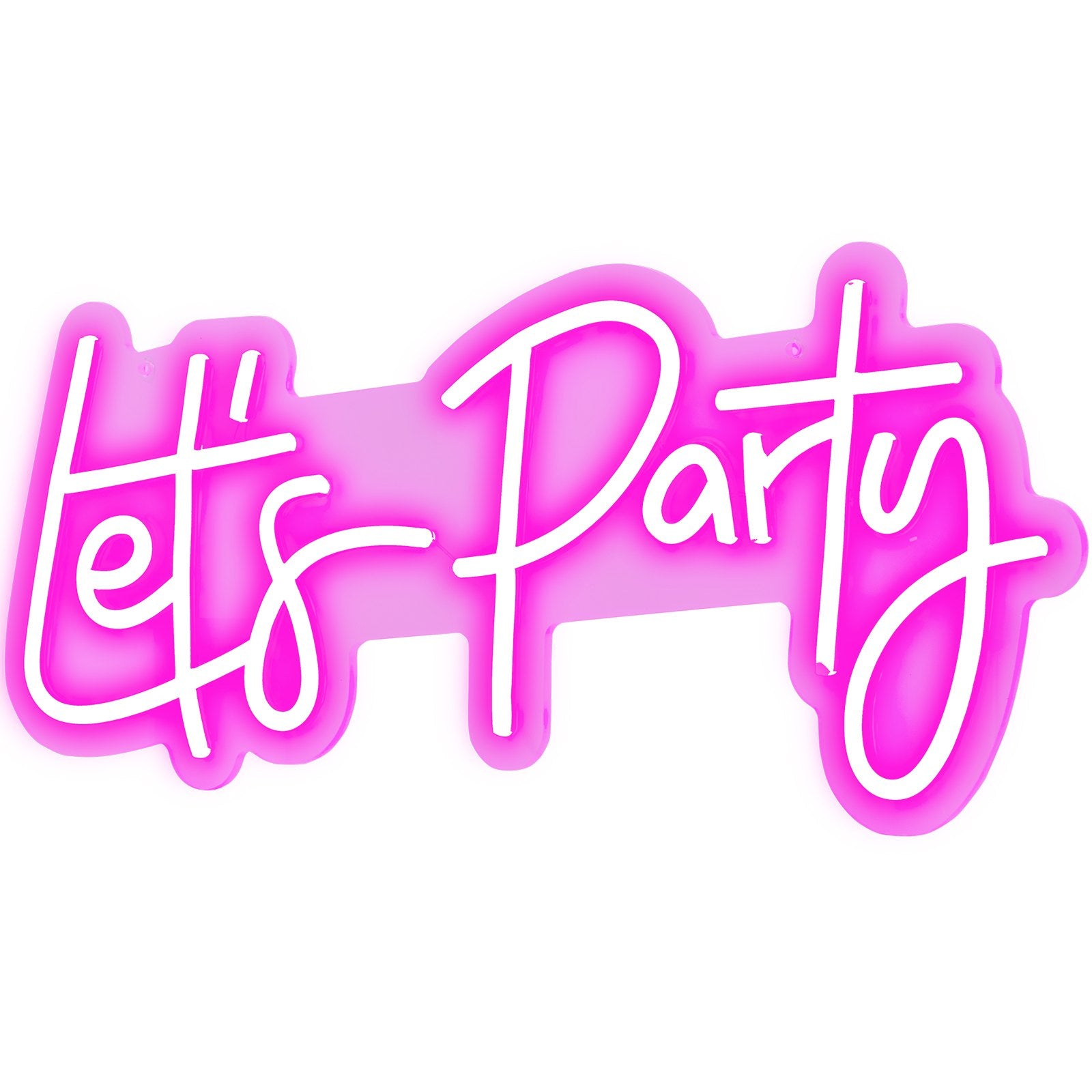 Let's Party Neon Sign, 23"X10"-6