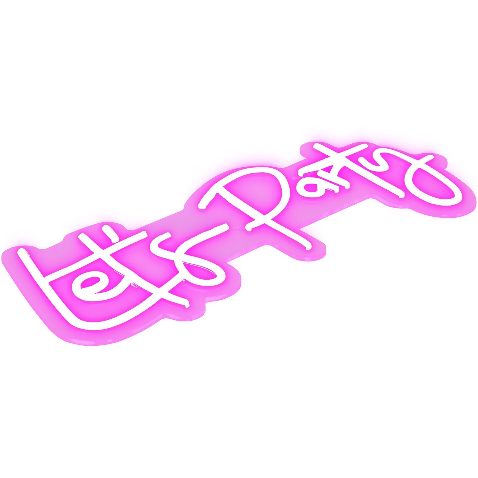 Let's Party Neon Sign, 23"X10"-4