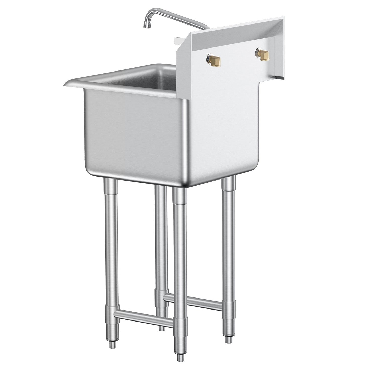 Stainless Steel Prep & Utility Sink-9