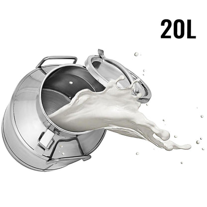 Stainless Steel Milk Can 20 Liter -3