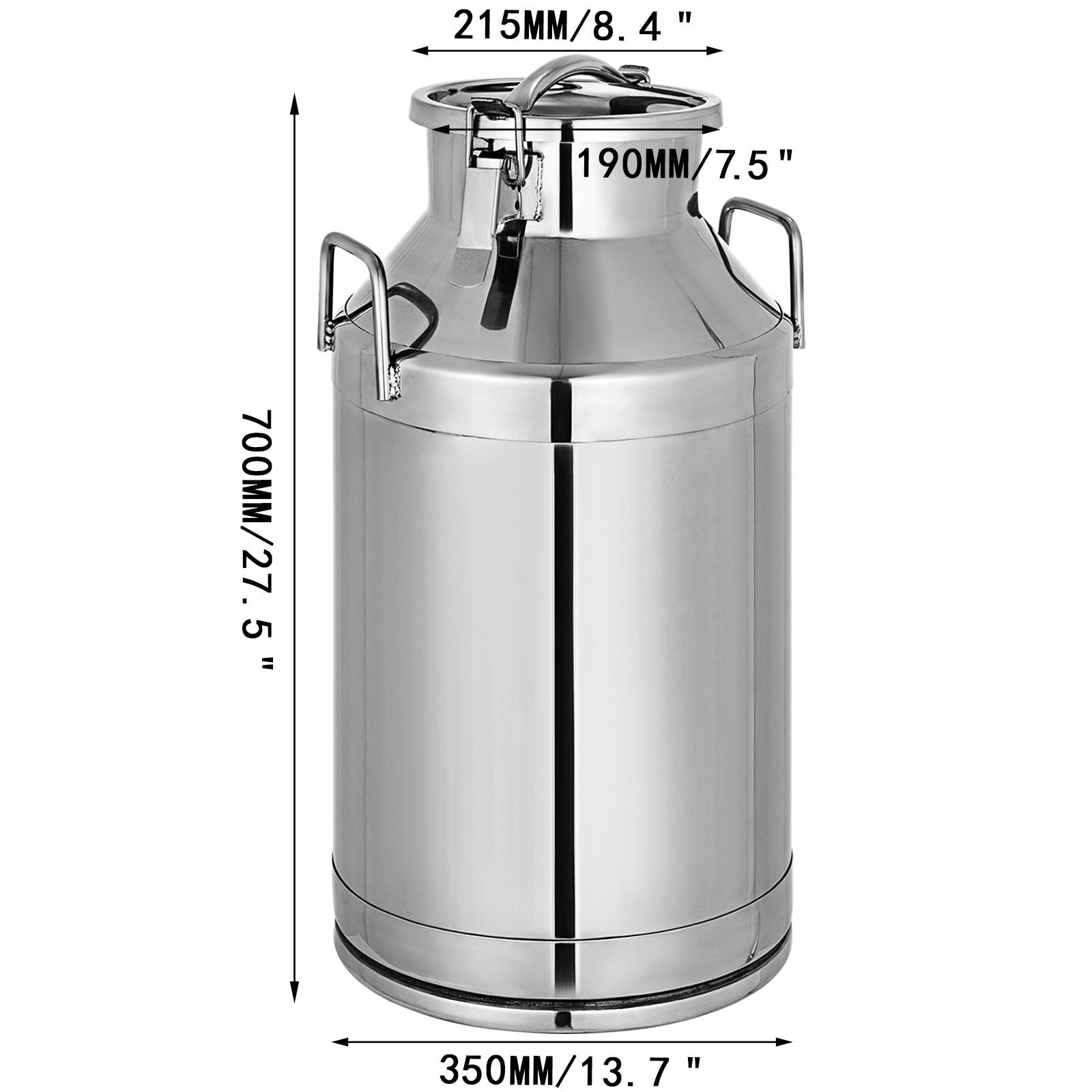 Stainless Steel Milk Can 50 Liter-6