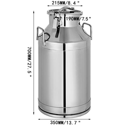 Stainless Steel Milk Can 50 Liter-6