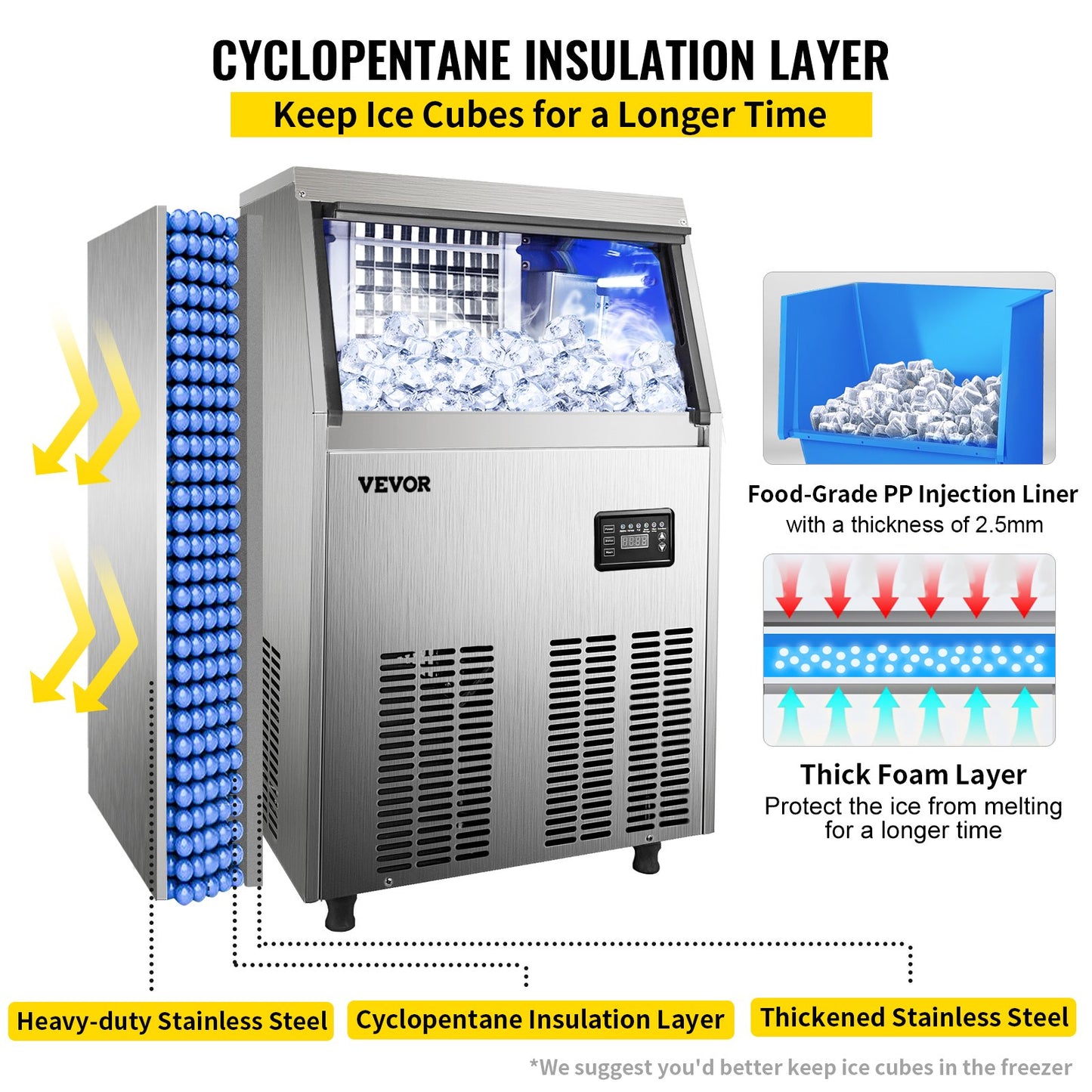 110V Commercial Ice Maker Machine-2