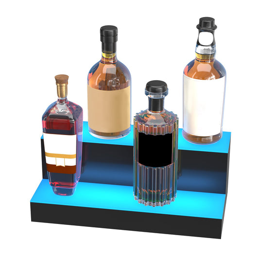 LED Lighted Liquor Bottle Display Bar Shelf -7