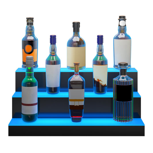 LED Lighted Liquor Bottle Display Bar Shelf 24" -8