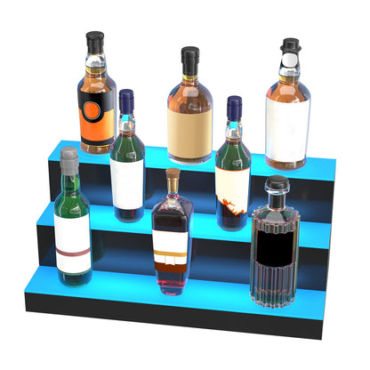 LED Lighted Liquor Bottle Display Bar Shelf 24" -9