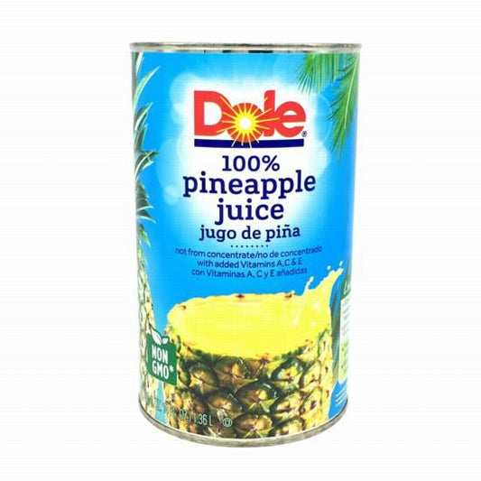 100% Pineapple Juice - Naturally Sweet, Vitamin C Rich, 46 oz Can