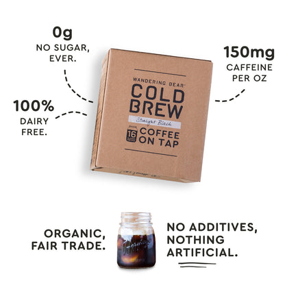 Wandering Bear Cold Brew Coffee On Tap, 96 fl oz - 3 Pack-5