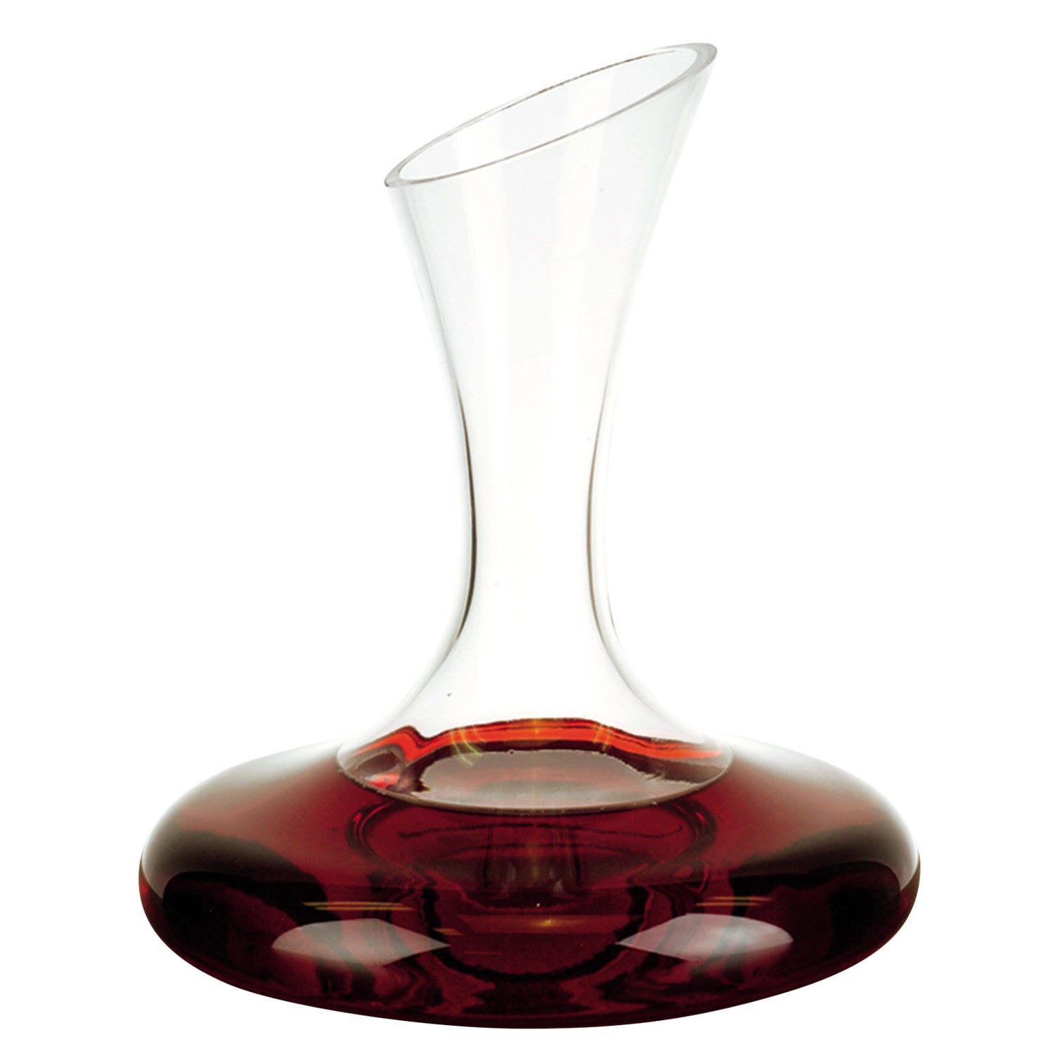 Mouth Blown Crystal Wine Carafe 32oz-2