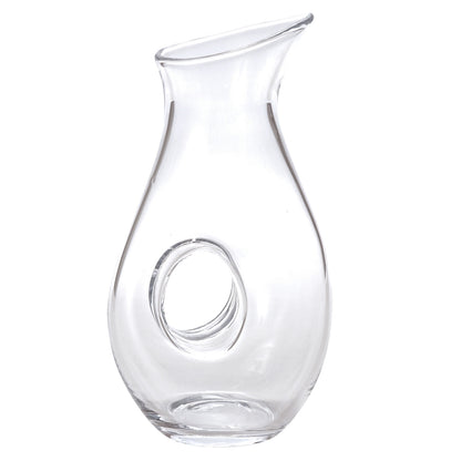 Mouth Blown Lead Free Crystal Pitcher  28 oz-2