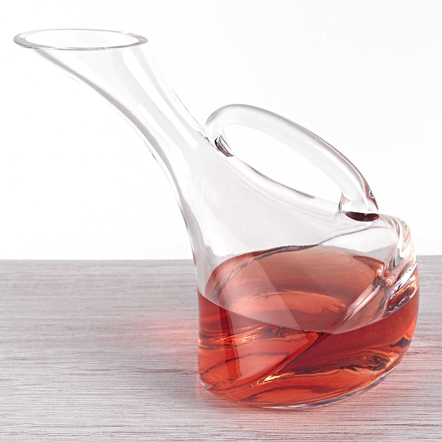 Mouth Blown Glass Wine Carafe  32 oz-0