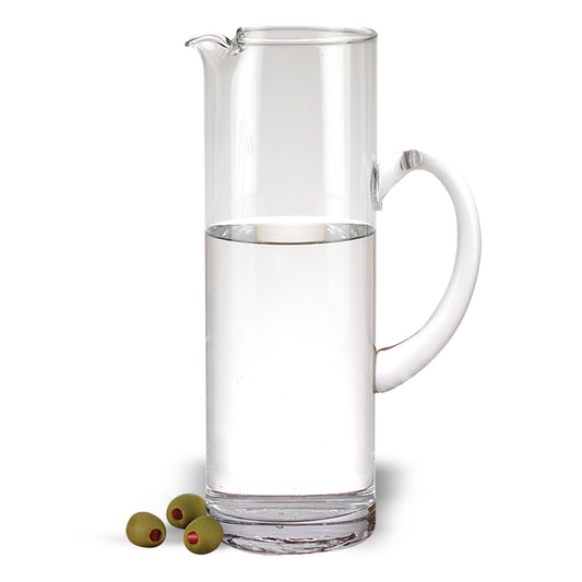 Mouth Blown Glass Pitcher 54oz-0