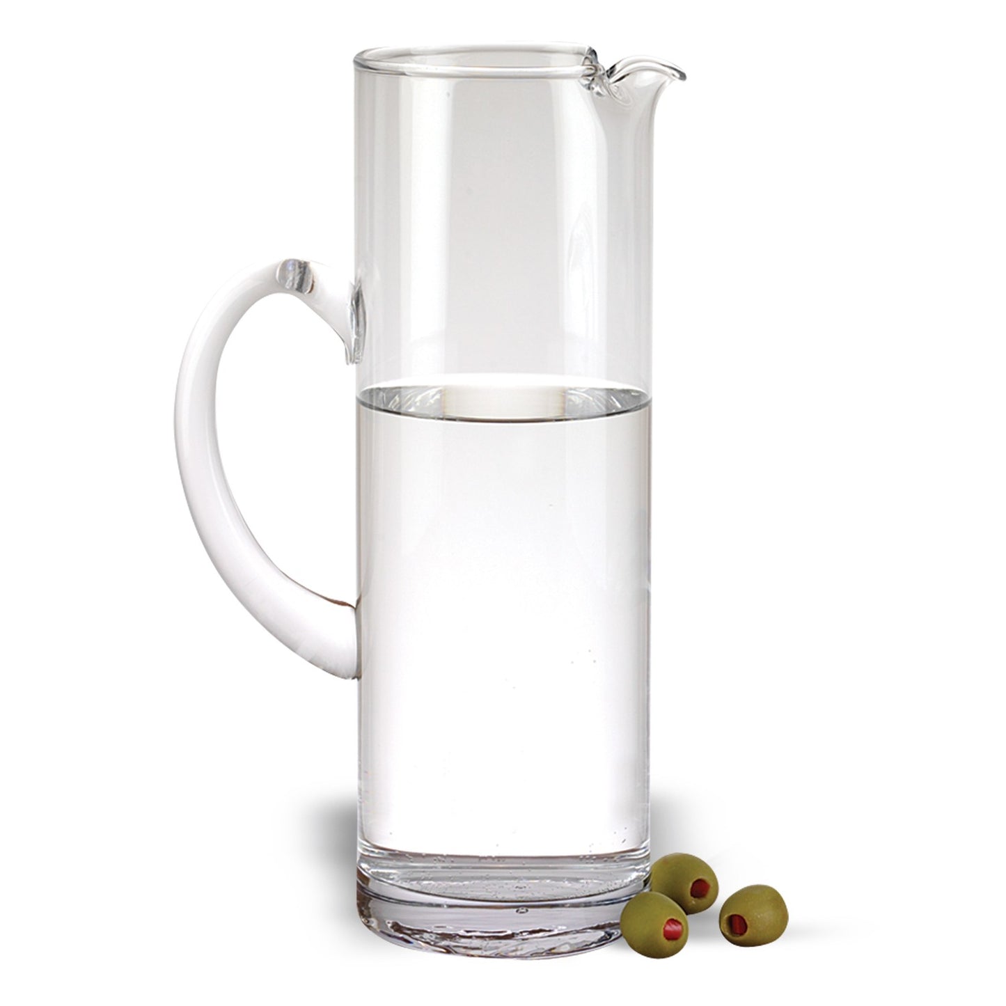 Mouth Blown Glass Pitcher 54oz-1