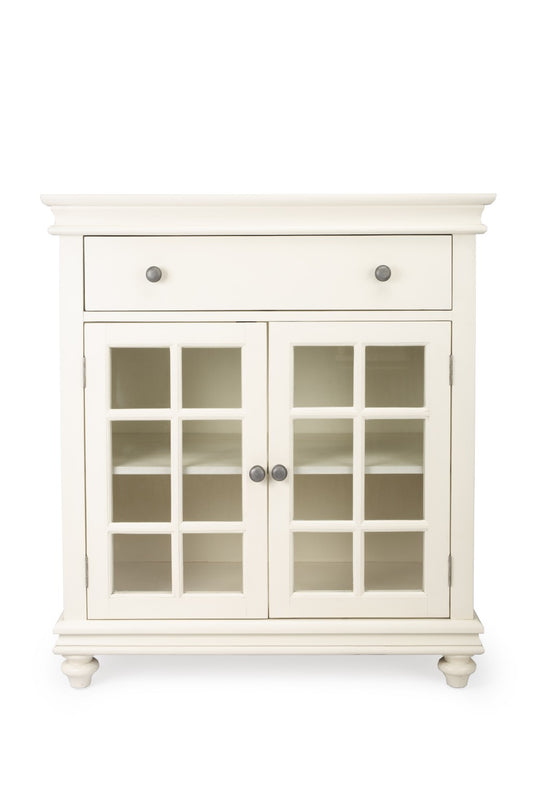 Stylish White Storage Chest-0