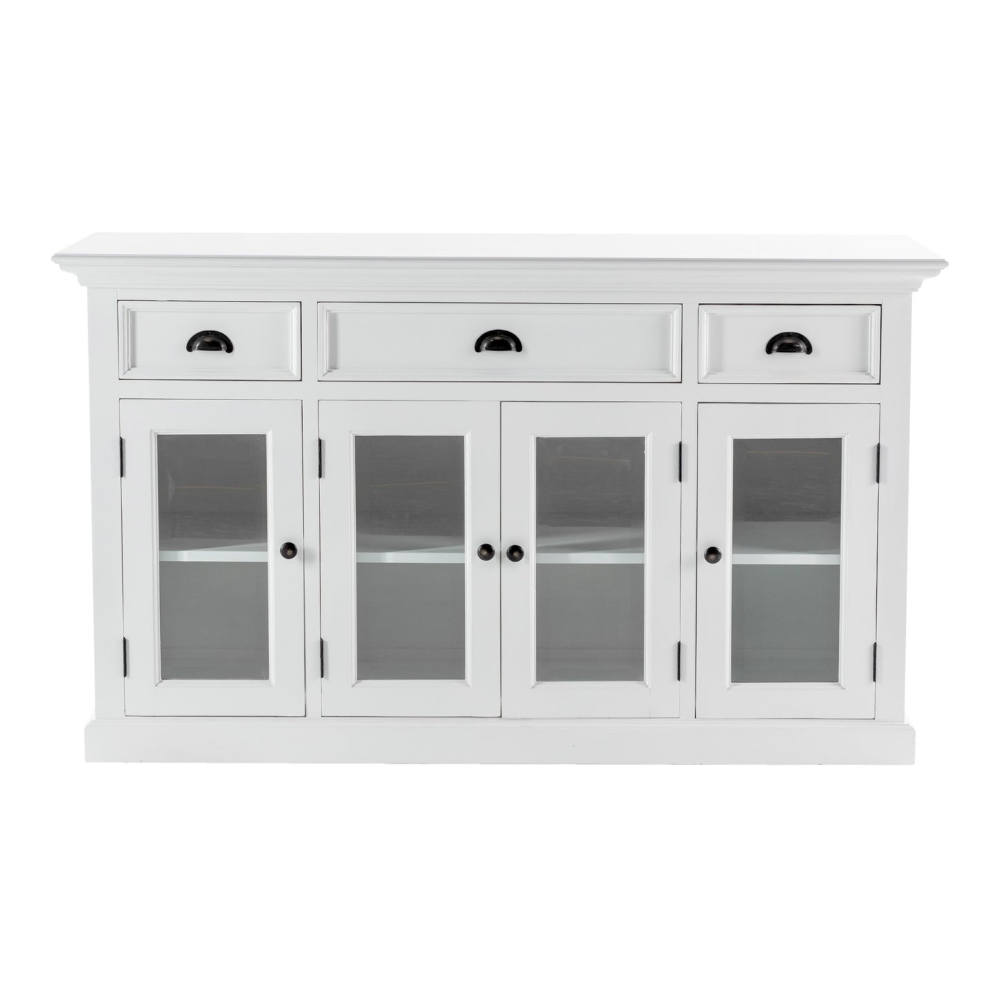 Modern Farmhouse White Buffet Server-0