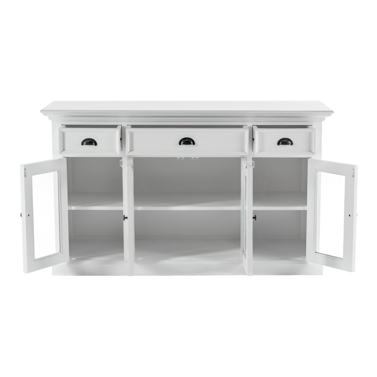 Modern Farmhouse White Buffet Server-1