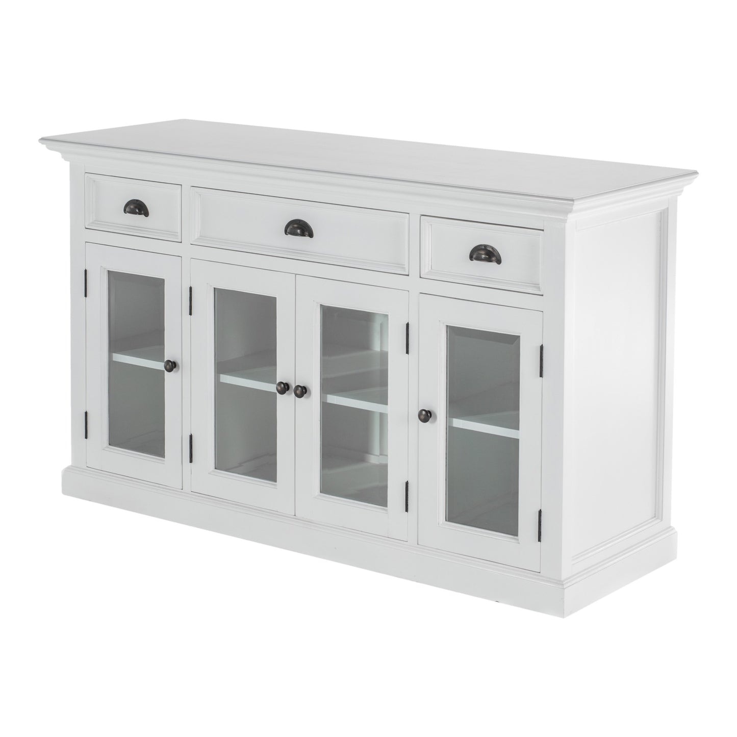 Modern Farmhouse White Buffet Server-2