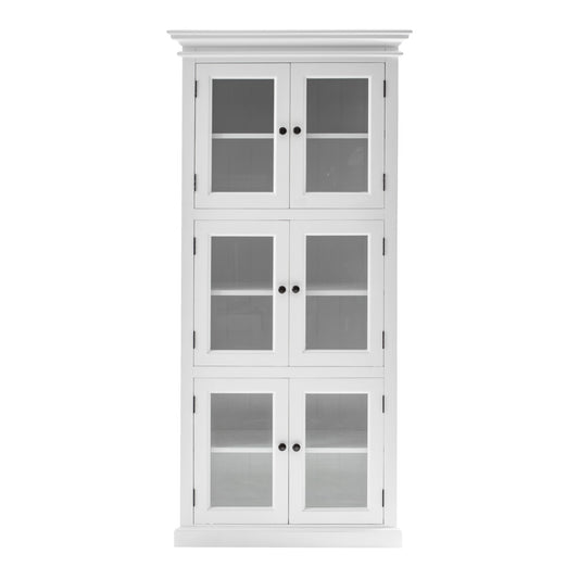 Classic White Three Level Storage Cabinet-0