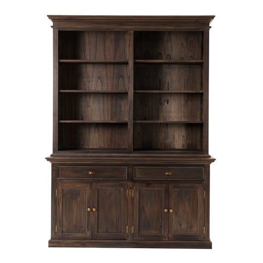 Classic Black Wash Display Hutch-0