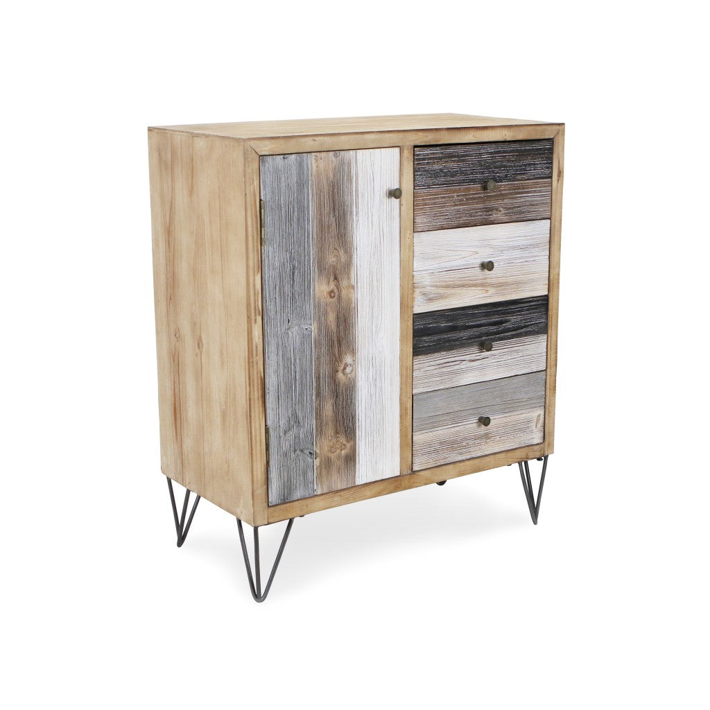 Modern Urban Rustic Accent Storage Cabinet-0