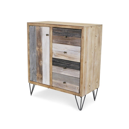 Modern Urban Rustic Accent Storage Cabinet-1