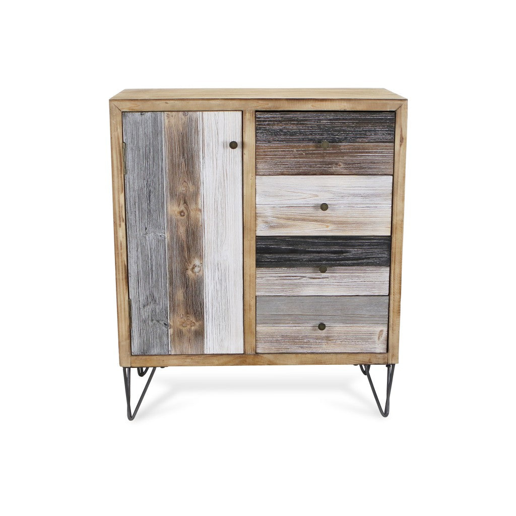 Modern Urban Rustic Accent Storage Cabinet-2