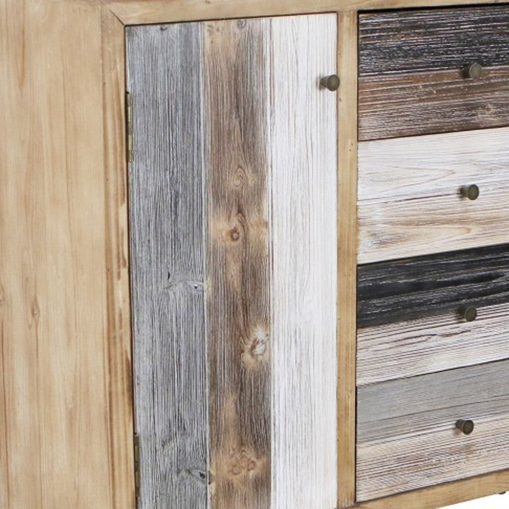 Modern Urban Rustic Accent Storage Cabinet-5