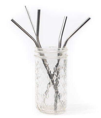 Pack of 3 | Curved Single Straw Gift Set-3
