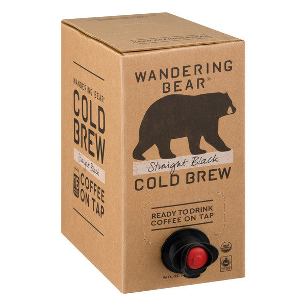 Wandering Bear Cold Brew Coffee On Tap, 96 fl oz - 3 Pack-0