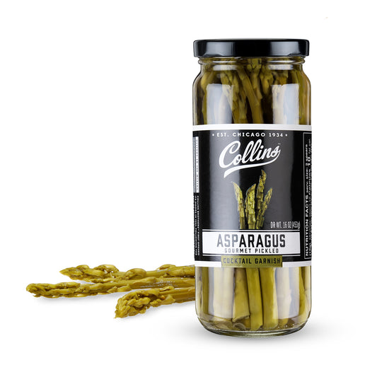 16 oz. Gourmet Pickled Asparagus by Collins-0
