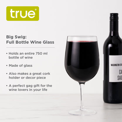 Big Swig: Full Bottle Wine Glass