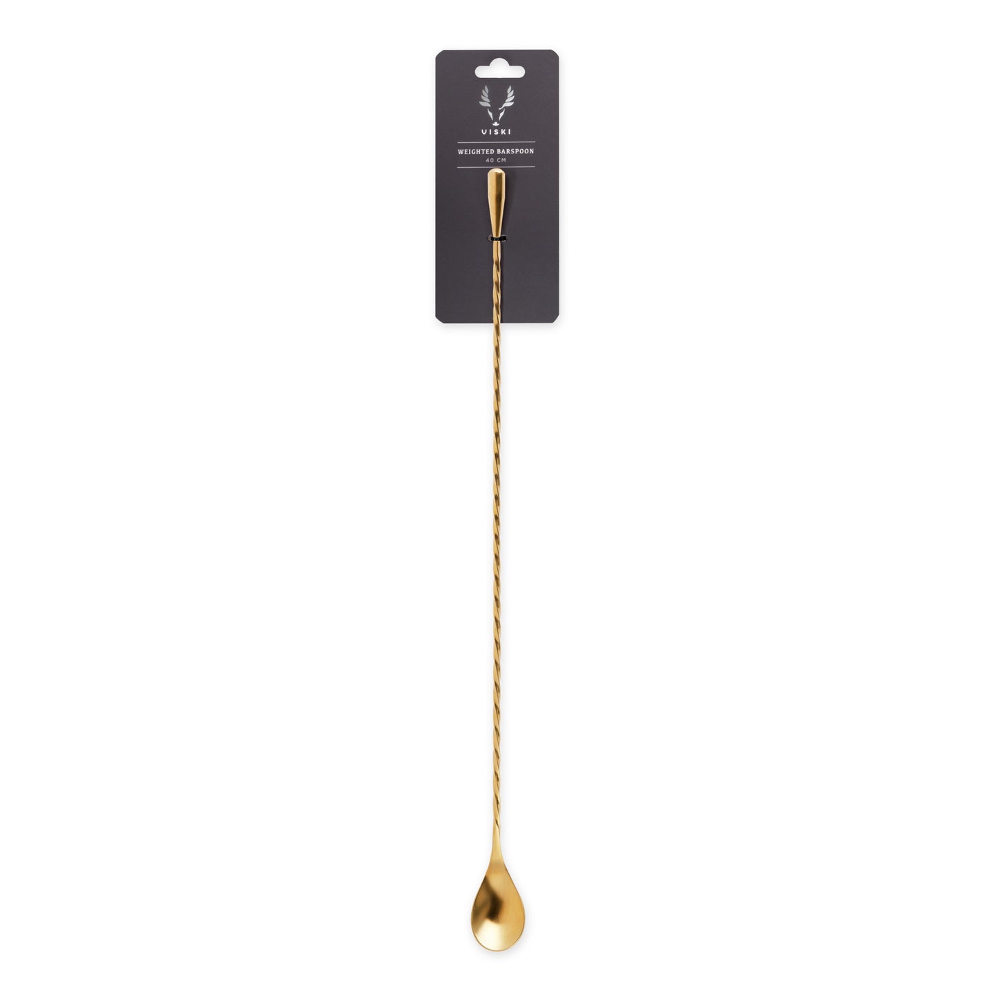 40cm Gold Weighted Barspoon