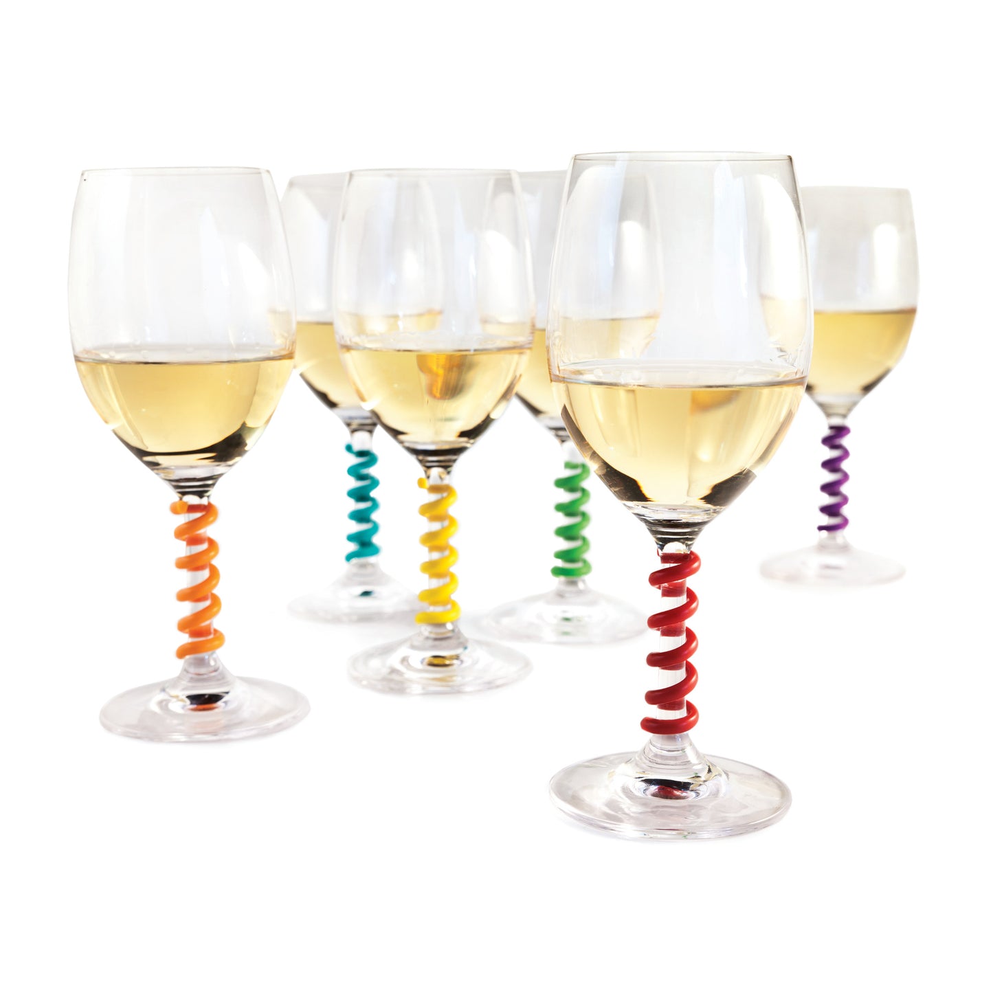 Spring Silicone Wine Charms