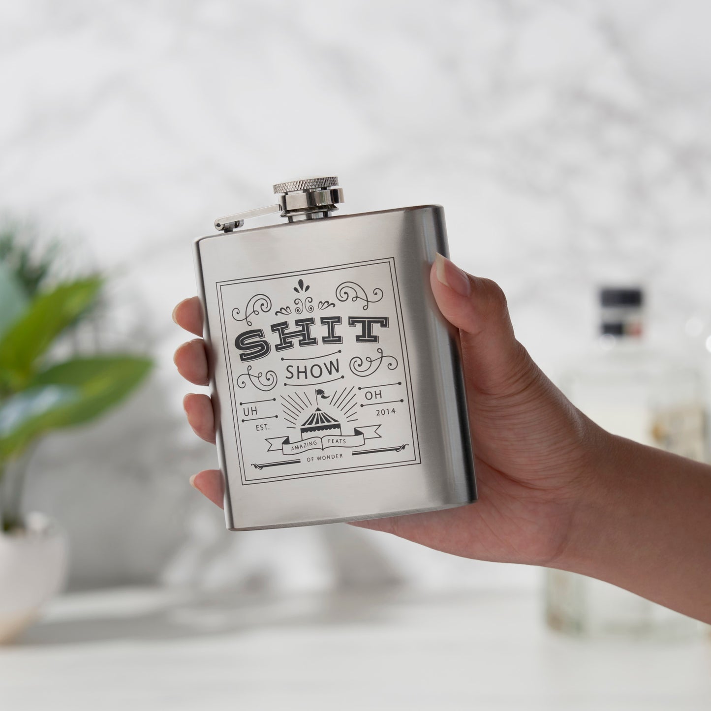 Shit Show Stainless Steel Flask by True