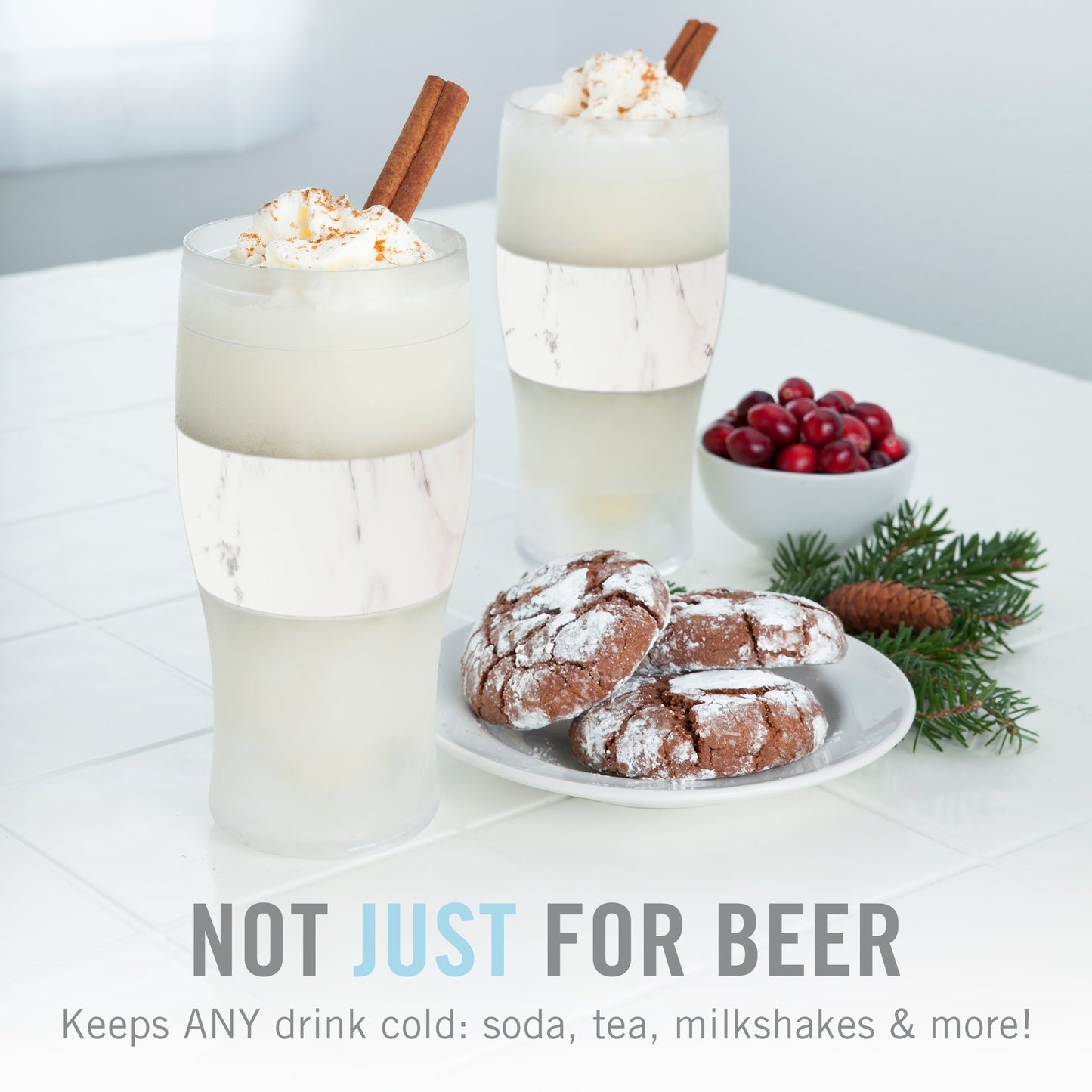 Beer FREEZE™ in Marble (set of 2)