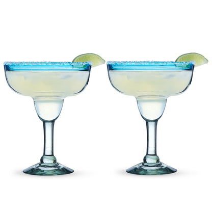 Primavera Recycled Margarita Glass Set