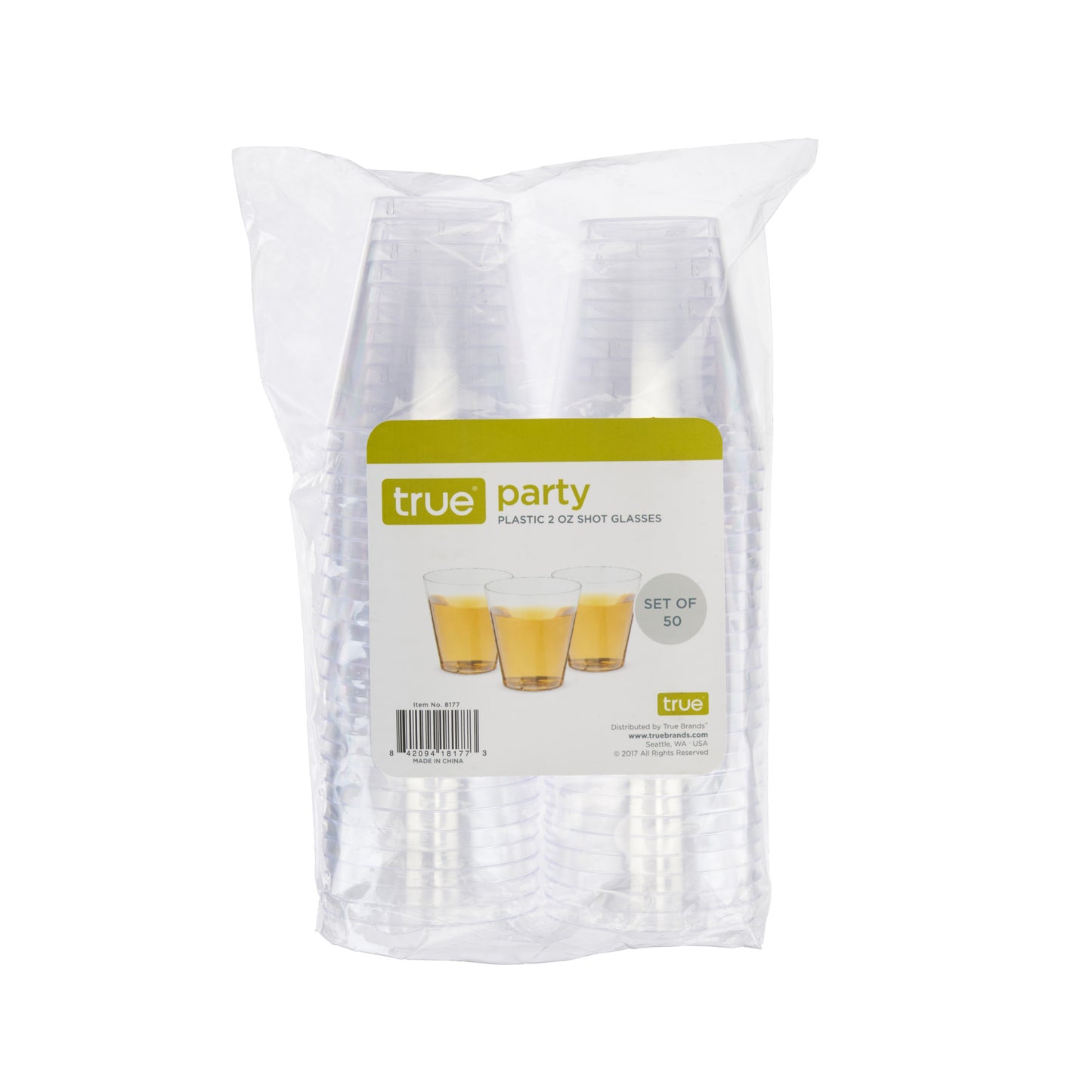 True Party: Plastic 2oz Shot Glasses, Set of 50